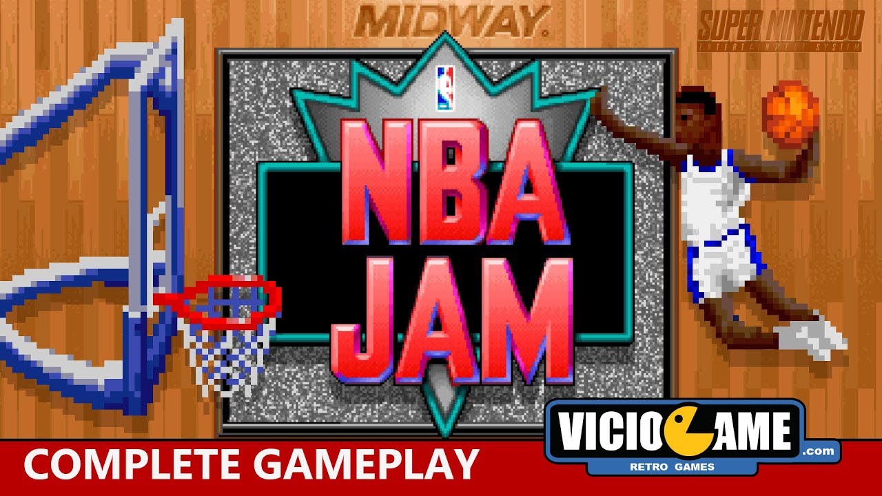 Kan beregnes sværge knude 🎮 NBA Jam (Super Nintendo) Complete Gameplay - YouTube