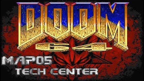 Doom 64 for Doom 2 - Map05: Tech Center (100%) [DOSBox]
