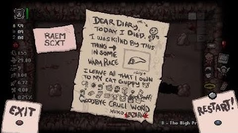 The Binding of Isaac: Afterbirth+ - Lazarus Run