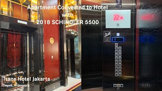 ALMOST STUCK - Schindler 5500 Elevators at Trans Hotel Jakarta, Depok