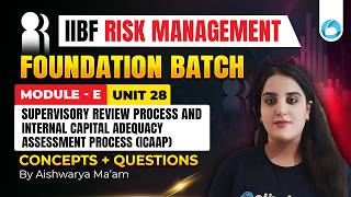 IIBF Risk Management Foundation Course | Module E Unit 28 | Supervisory Review Process and Internal