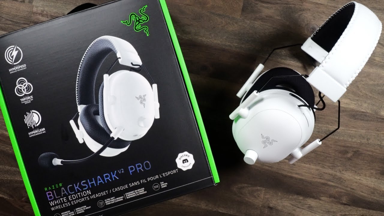 WHITE EDITION! Razer BlackShark V2 Pro