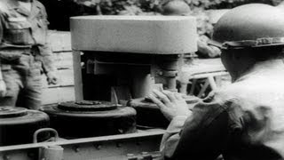 HD Stock Footage Army Develops Land Mine Laying Machine