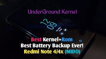 Best Android Rom with Kernel for mido 4/4x||Redmi Note 4||10-Q Rom