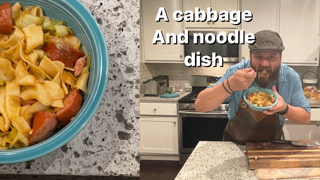Polish Haluski Cabbage Noodles and Sausage