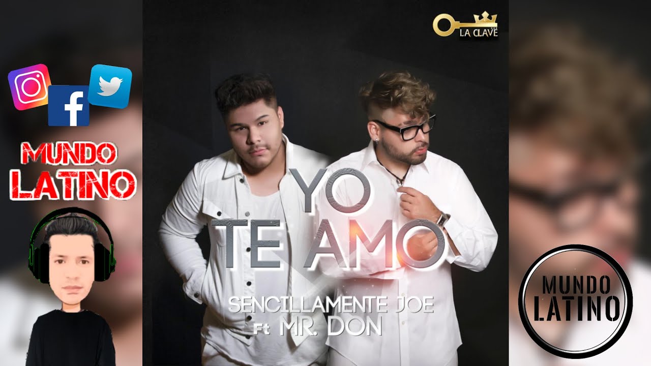 Sencillamente Joe Ft. Mr Don Yo te amo (Bachata 2021 ️) YouTube