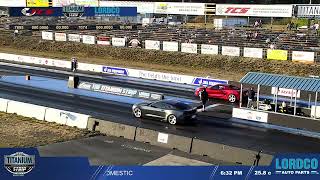 11 second pass - C8 Z51 HTC Corvette vs newer Camaro drag race at Mission Raceway  Sept 1, 2023