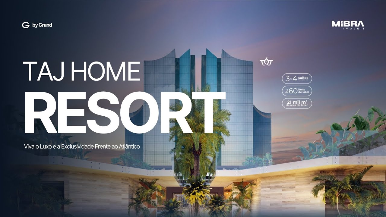 Taj Home Resort: Viva o Luxo e a Exclusividade Frente ao Atlântico 🌊✨