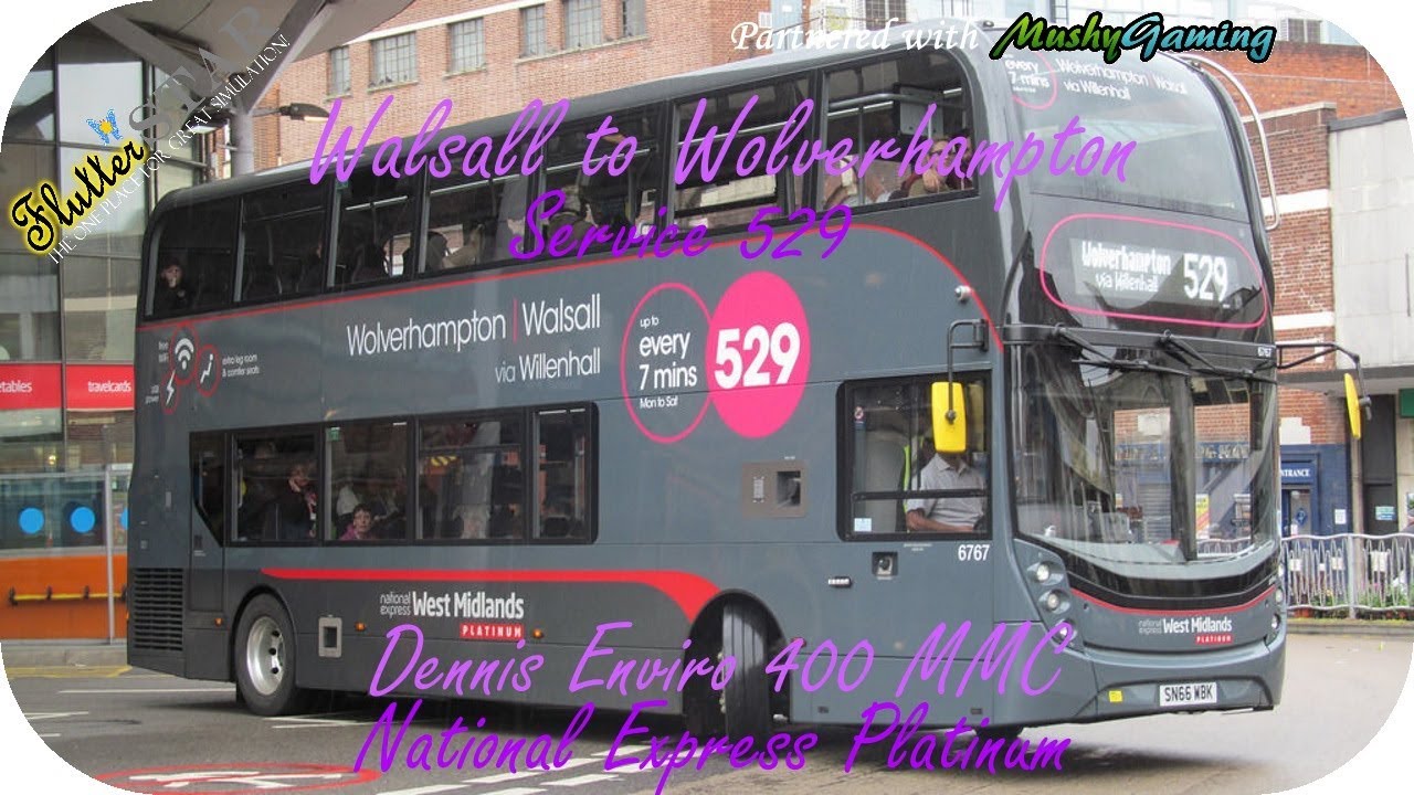 Dennis Enviro 400 MMC, Walsall - Wolverhampton, 529