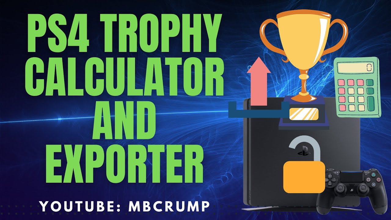 Calculate and Export PS4 Trophy Information for Jailbroken PS4