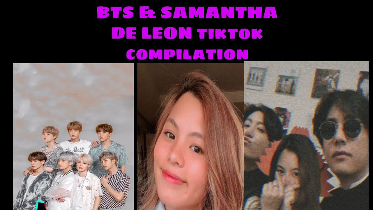 BTS & Samantha De Leon Tiktok compilation (sammiedelly) Annyeong it