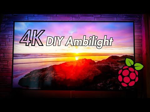 Video: DIY Ambilight mit Raspberry Pi und KEIN Arduino! Funktioniert auf jeder HDMI-Quelle. - Gunook