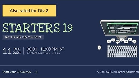 CodeChef Starters 19 Division 2||Indivisible Permutation|| Distinct Elements||The Alternating Sum