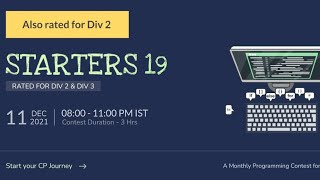 CodeChef Starters 19 Division 2||Indivisible Permutation|| Distinct Elements||The Alternating Sum Profile