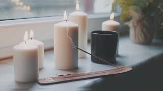 Candle With Relaxation Music, Stress Relief, Deep Sleep, Meditation, Yoga, Calm