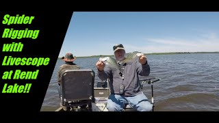 Spider Rigging with Livescope at Rend Lake!!