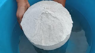 ASMR very soft sand white Ness dirt paste play dusty dipping crumble in 🌊🥶🏖️ screenshot 5