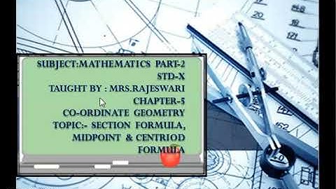 STD10 || SSC || MATHS-2 || CHP-5 || CO-ORDINATE GEOMETRY || SECTION FORMULA (PART 2)