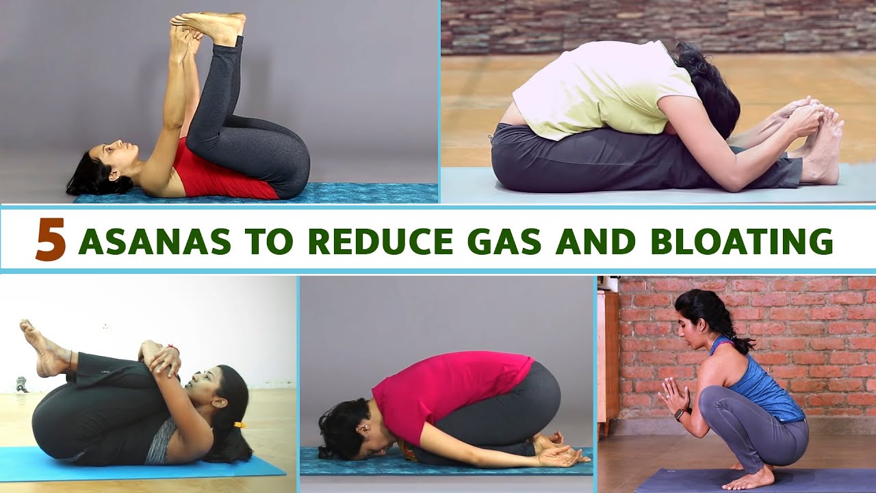 BEST Yoga Poses To FART - 15 Minute Yoga for Digestion & Gas - YouTube