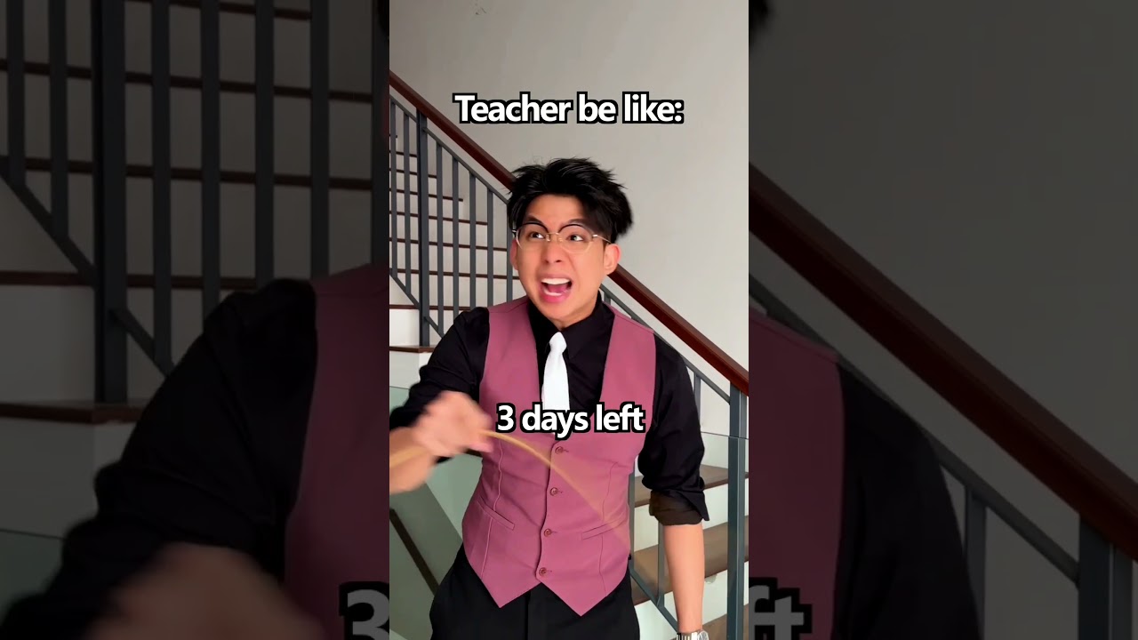 Teacher being kind on the last day