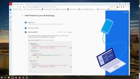 Step 03   Connect Firebase for User Auth and Push Notification Android News App Installation