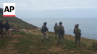 Mexican forensic examiners comb site in Baja California where 3 bodies were reportedly found by Associated Press 18,835 views 15 hours ago 37 seconds