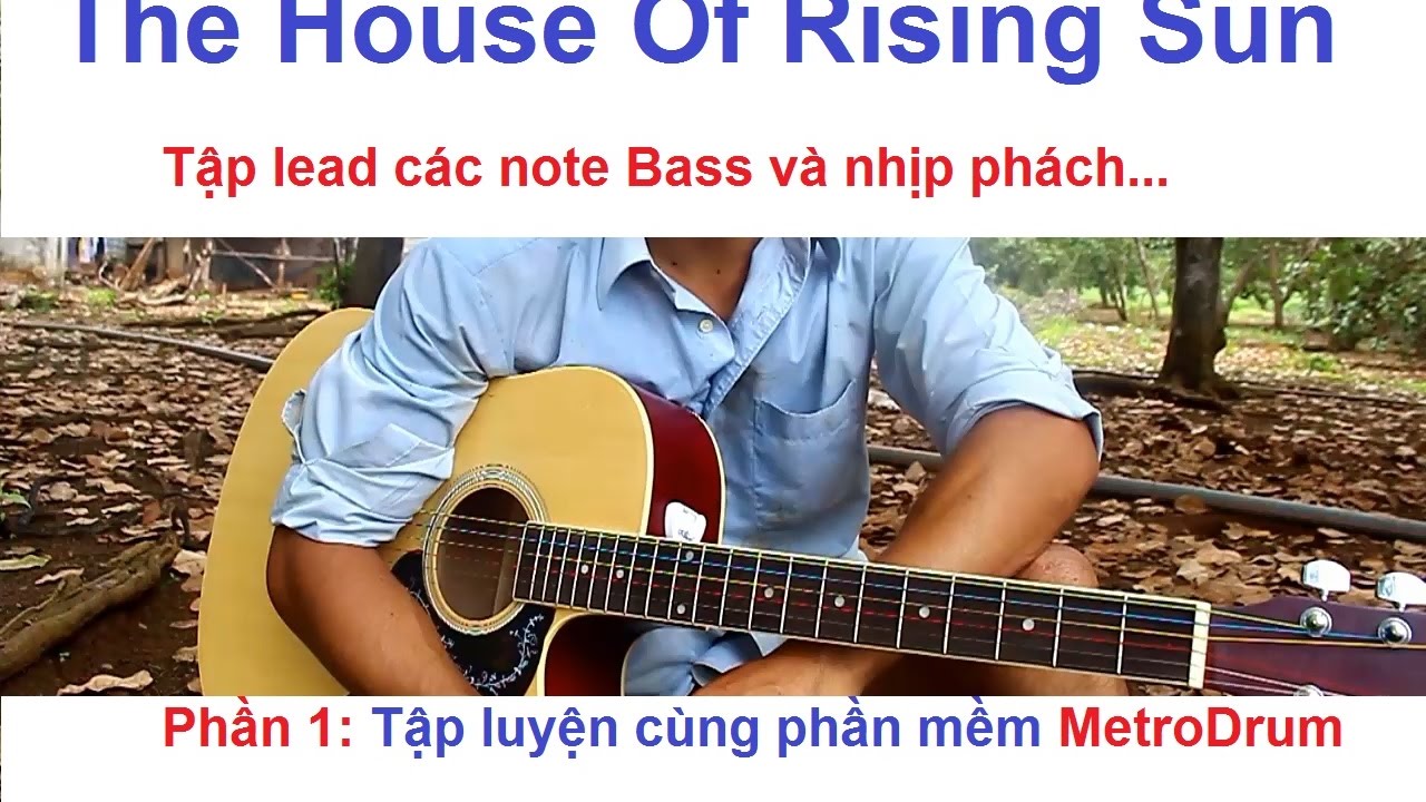 The House Of Rising Sun Guitar lead lesson part 1 YouTube