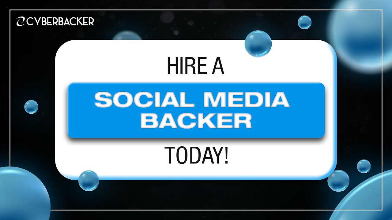 Why Should You Hire a Social Media Backer? YouTube