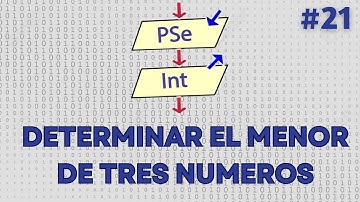 Determinar el MENOR de TRES NUMEROS dados | CURSO PSEINT #21