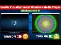 How To Enable WIndows Media Player Visualizations in WIndows 10⚡⚡