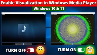 How To Enable WIndows Media Player Visualizations in WIndows 10⚡⚡