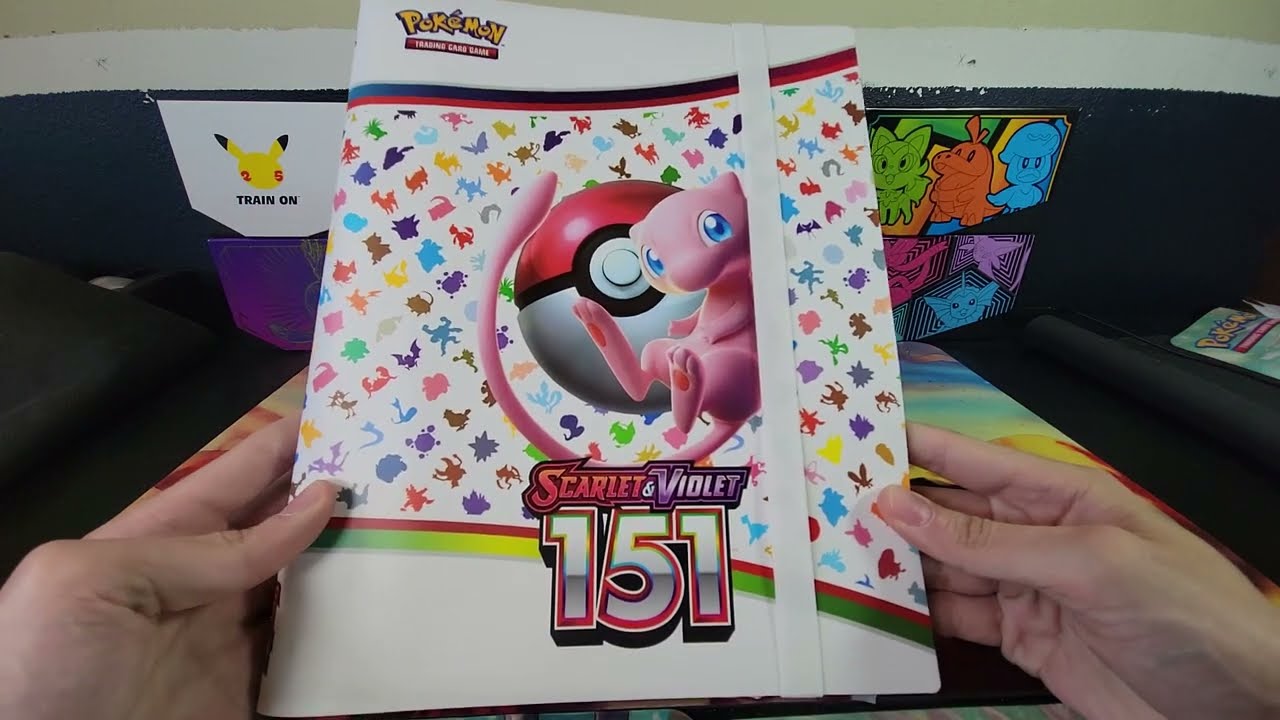 how many cards does the 151 binder hold Pokemon SV 151 Binder Collection Opening