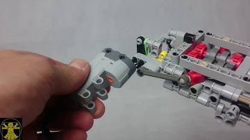Lego Technic Sequential Stepper For 4 Speed Gearbox