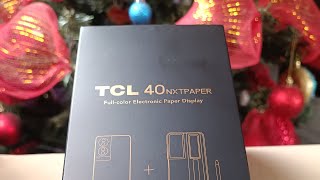 UNBOXING TCL 40NXTPAPER 4G (EN ESPAÑOL)