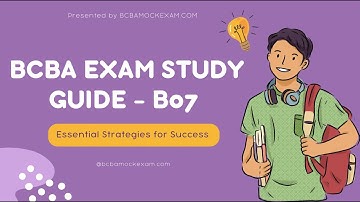 B07: Automatic and Social Contingencies  | BCBA Exam Study Guide #bcba #reinforcement  #aba