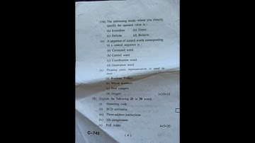 HPU Computer Organisation and Architecture Question Paper BCA 3rd Sem.
