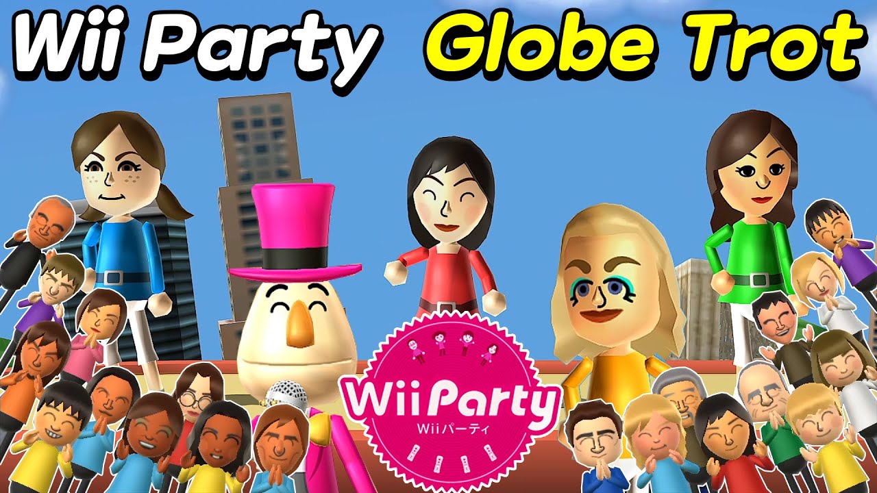 Wii Party Globe Trot (Advanced com) Lucia Vs Misaki Vs Fumiko Vs Holly | AlexGamingTV