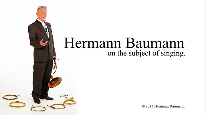 Hermann Baumann on the subject of singing and the French Horn.