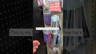 Dollar Tree  jewelry organizer hack. #dollartreediy #diy #thriftyandchic
