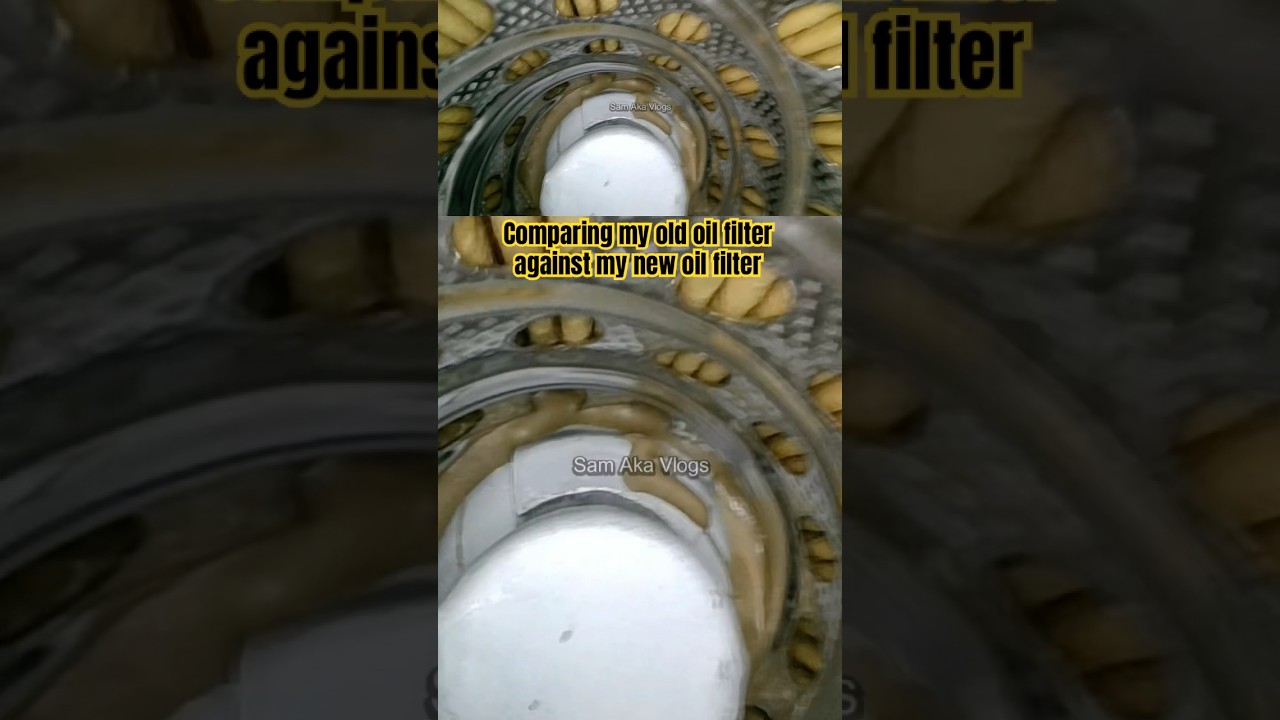 Using this borescope to look inside my old and new oil filter #auto #diy #repair