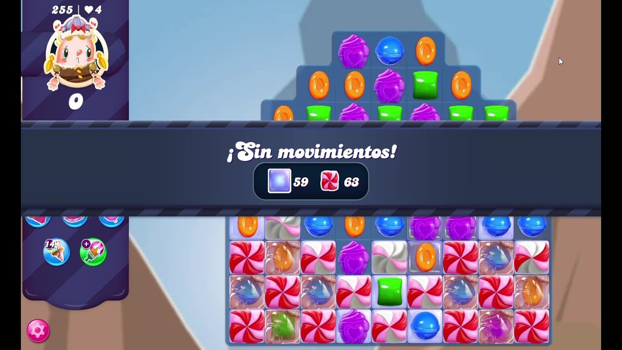 Candy Crush Saga Level 255 (New Version) (Perdido) YouTube