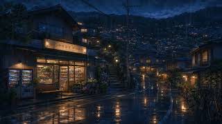 Peaceful Uphill Street in Rain: Soft Piano Music to Calm Anxiety & Overthinking screenshot 5