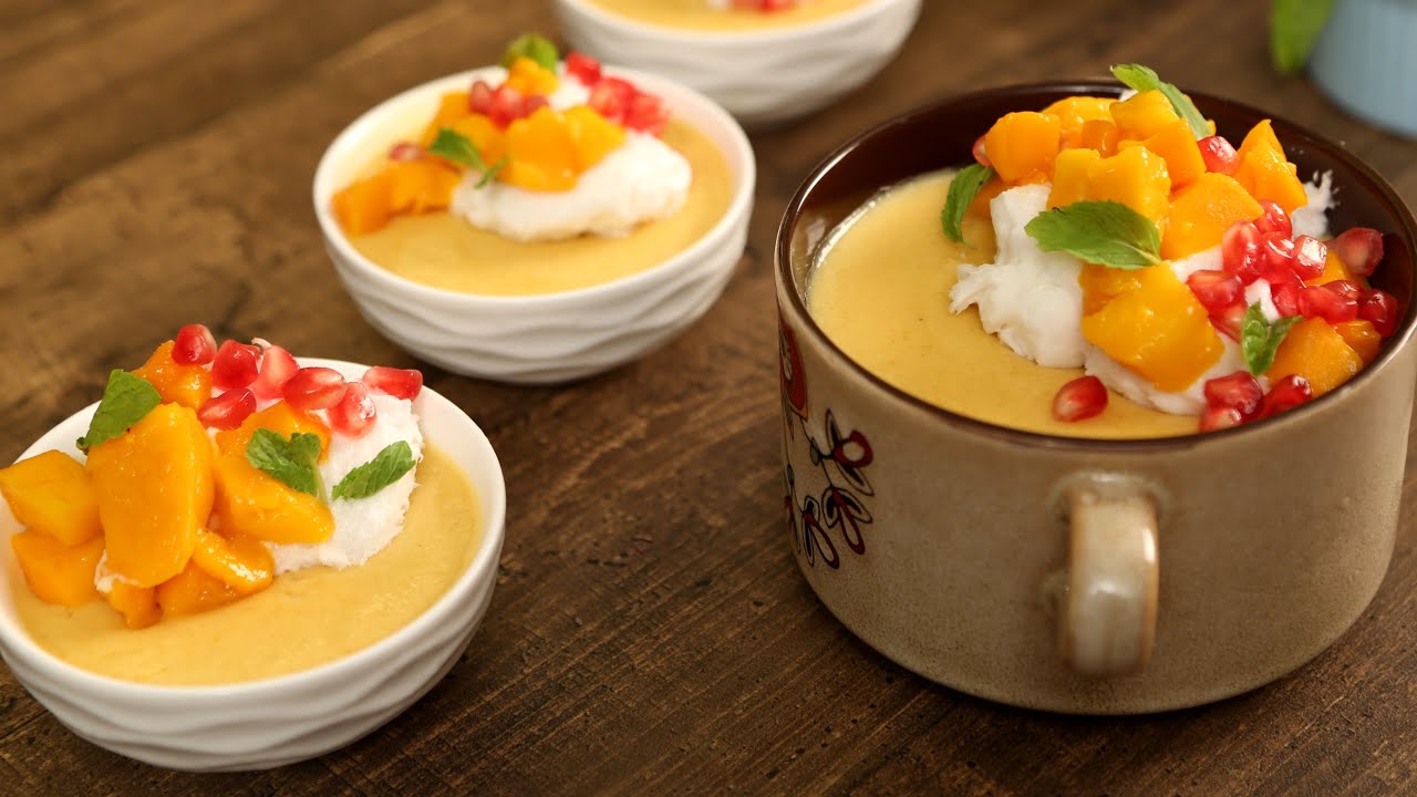 Mango Pudding Recipe | Homemade Pudding Recipe | The Bombay Chef – Varun Inamdar | Get Curried