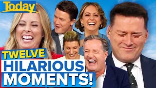 12 live TV moments that had Aussie hosts losing it! 😂 | Today Show Australia