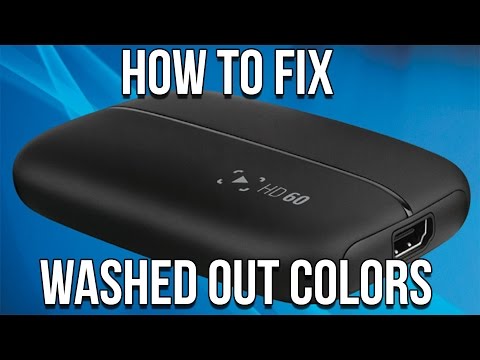 Elgato HD60 Tutorial: How To Fix Washed Out Colors (HDMI Color Range)