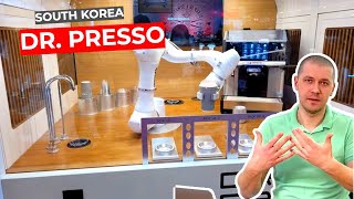 dr presso coffee robot - robot barista by doosan robotics (depress, South Korea)