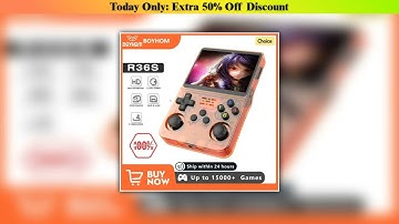 Unboxing Open Source R36S Retro Handheld Video Game Console Linux System 3.5 Inch IPS Screen Portab