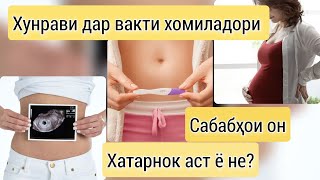 картинка: Хатари хунрави дар вакти хомиладори. Сабабҳои хунрави