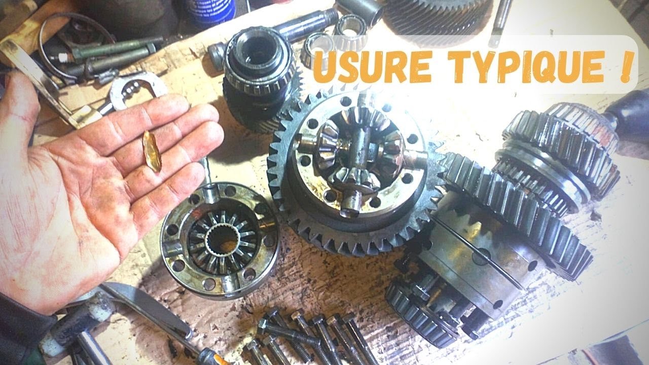 ⚙️Usure typique sur boîte de transfert LT230, Cales Bronze différentiel, pignons etc...(Land-Rover)🔧