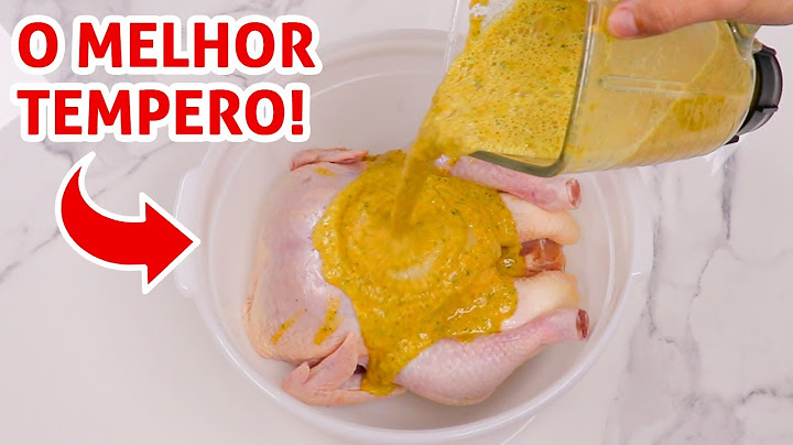 TEMPERO PARA FRANGO ASSADO NO FORNO OU CHESTER ASSADO | Receita